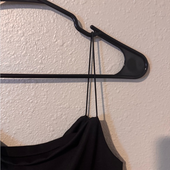 Halfheart Slit Black Strapy Dress size Medium - Picture 3 of 4